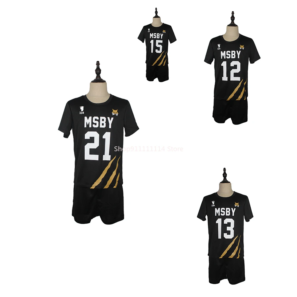Haikyuu футболка MSBY волейбол Джерси Косплей Костюм сакуса карасуно средней школы Shoyo