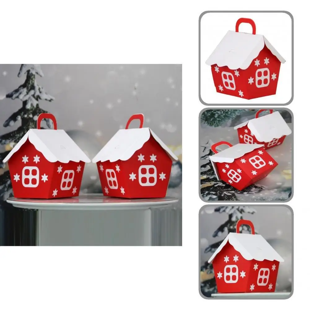 

Mini 50Pcs Lovely DIY Christmas Treat Boxes Cute Candy Bag Anti-Fading for Birthday