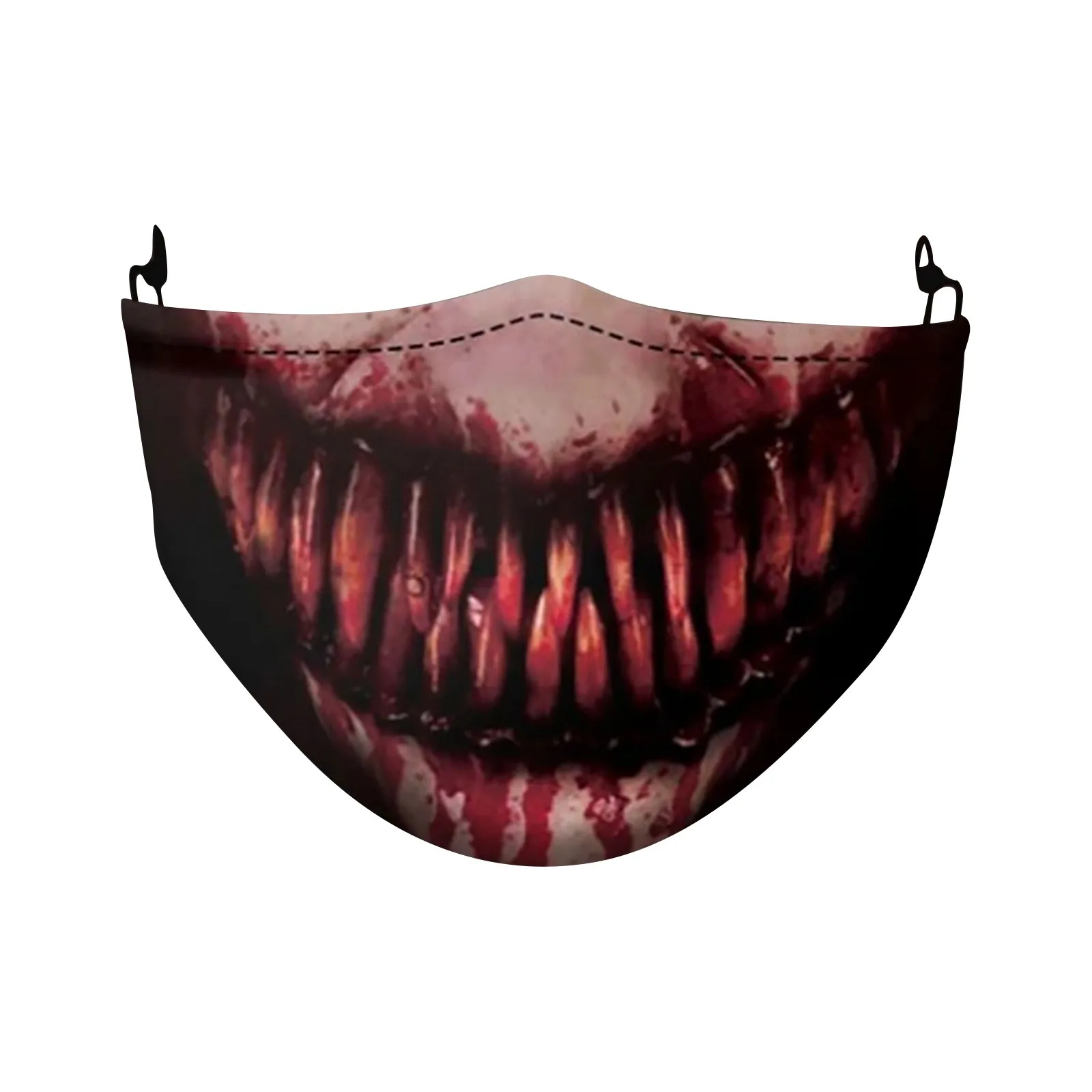 Страшная забавная ужасная маска для лица на Хэллоуин многоразовые маски
