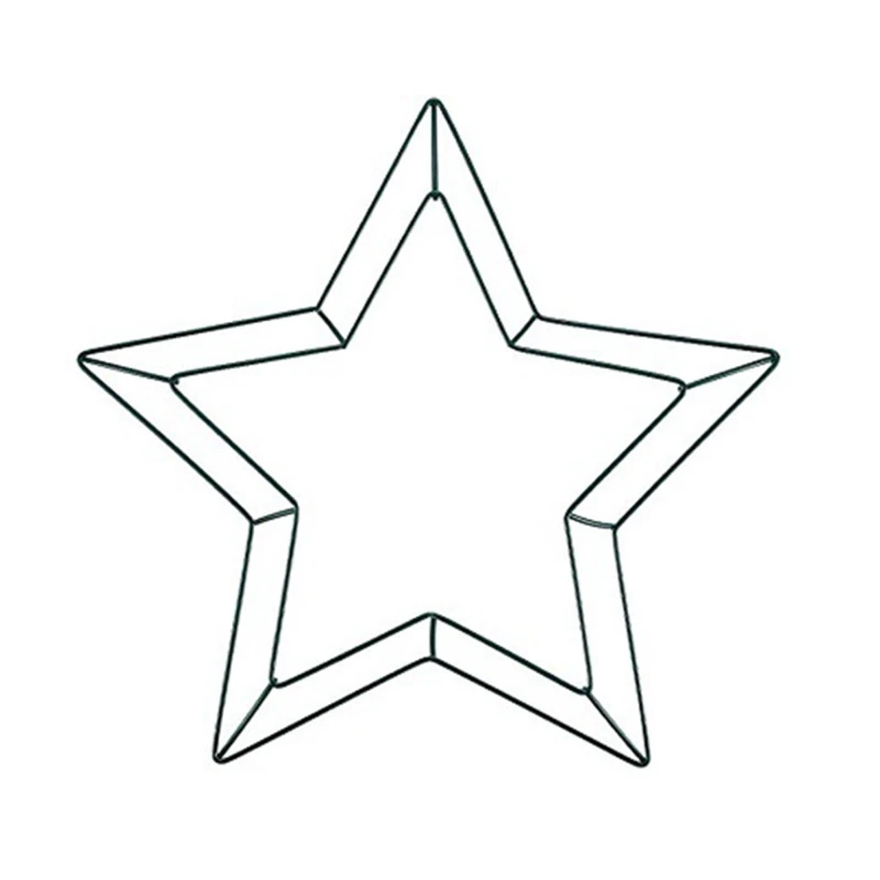 

Венок из металлической проволоки в форме звезды, 30 см