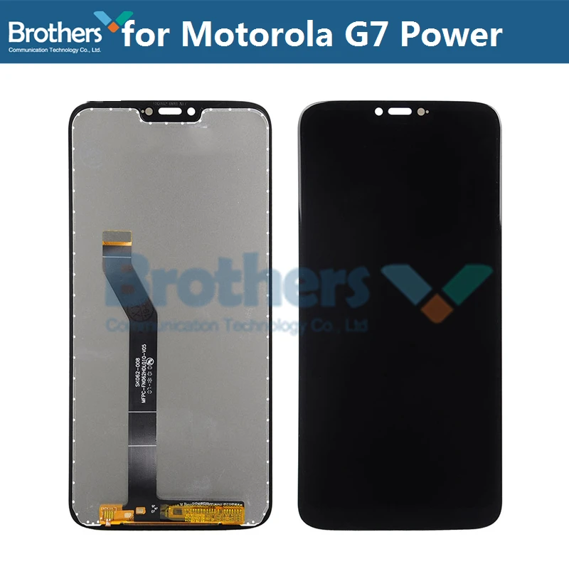 lcd display for motorola moto g7 power lcd screen for moto g7 power lcd assembly touch screen digitizer phone replacement test free global shipping