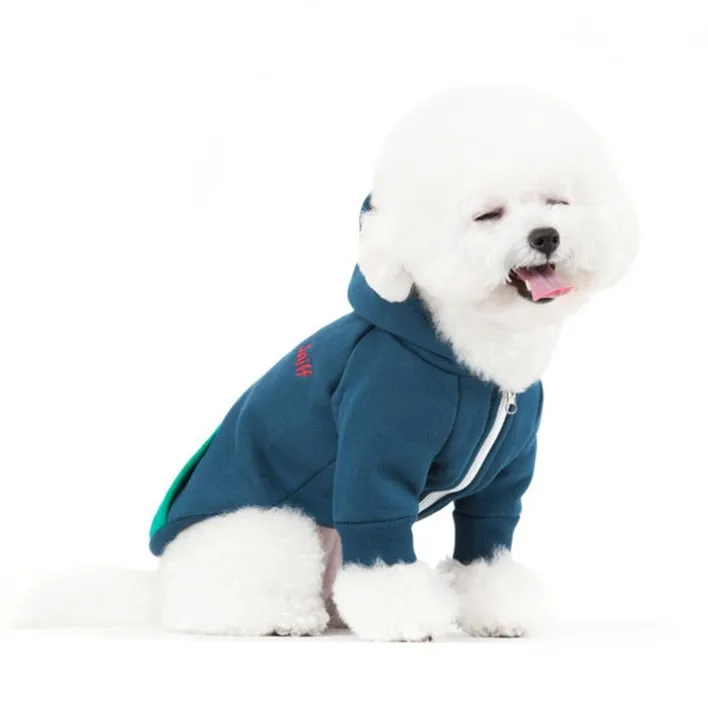 Cute Dog Hoodie Pet Clothes For Dogs Coat Jacket Cotton Ropa Perro French Bulldog Clothing Pets | Дом и сад