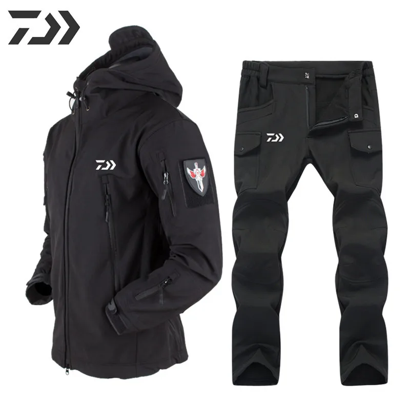 

Daiwa рыболовный костюм 2022 осень-зима одежда для рыбалки водонепроницаемая ветрозащитная Теплая мужская уличная рыболовная куртка