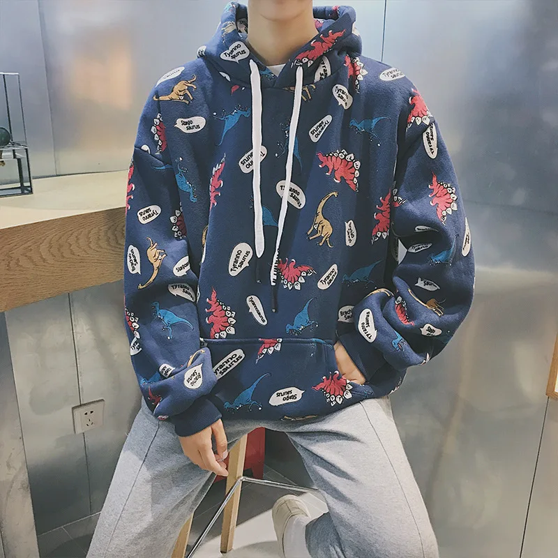 Женская толстовка новинка мультяшный принт топы корейский стиль милый пуловер с