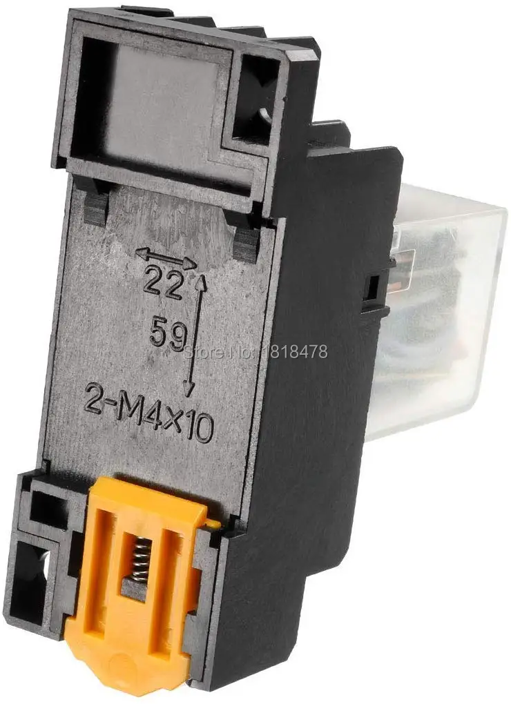 HH53P/MY3N-J AC110V 24V 12V 220V Красный индикаторный светильник 11 Pin 3P3T электромагнитное реле питания общего назначения+ Цоколь