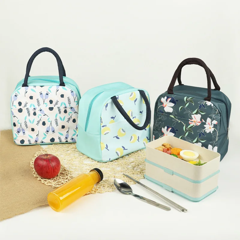 Милая сумка для обеда водонепроницаемая портативная термоизолированная Женская