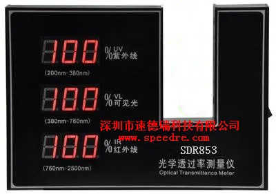 

SDR853 protective film transparency tester rechargeable light transmittance meter