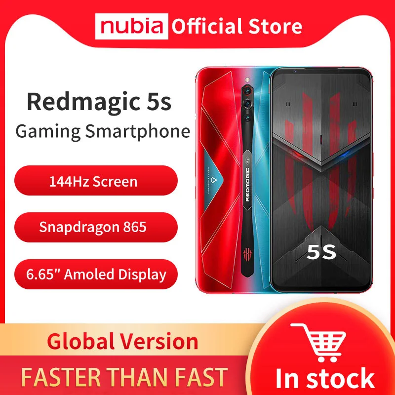 Глобальная версия Nubia красный Магия 5S игровой смартфон рамка Redmagic 5G мобильный