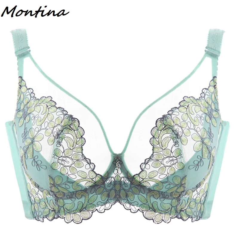 Бюстгальтеры для женщин пуш-ап кружевной бюстгальтер размера плюс женский