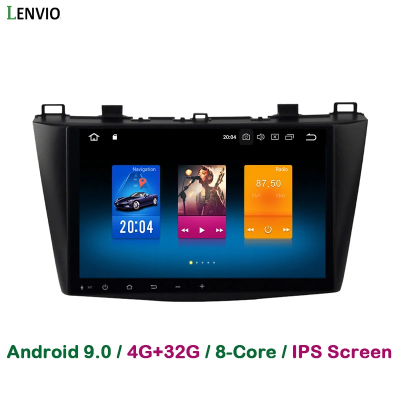 Автомагнитола Lenvio 2 Din 4 Гб ОЗУ 32 ПЗУ Восьмиядерный процессор Android 9 0 DVD радио GPS