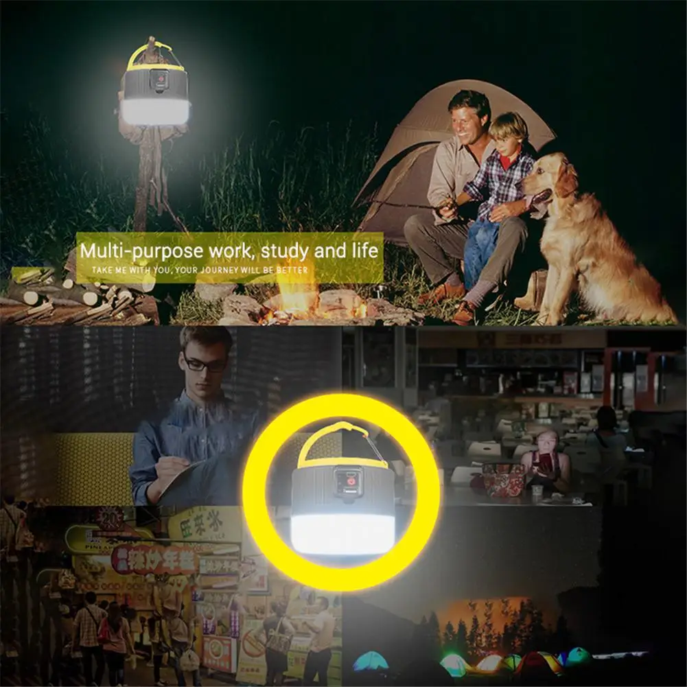 

Solar LED Tent Light USB Charging Camping Light For Outdoor Camping Emergency Light Cannon 280W For Picnic Barbecue Mobile Power