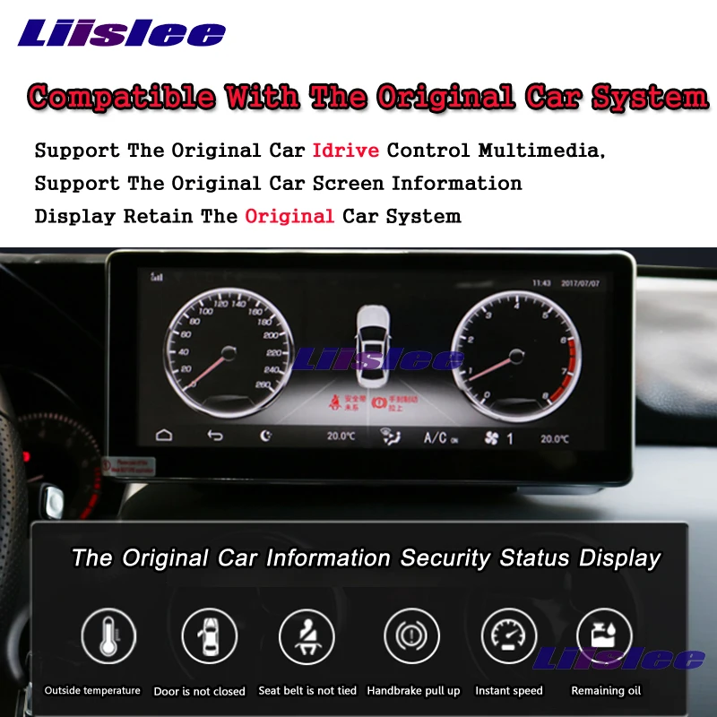 Автомобильный мультимедийный плеер Liislee для Mercedes Benz C Class C200 C260 C180 MB W204 2007 ~ 2014