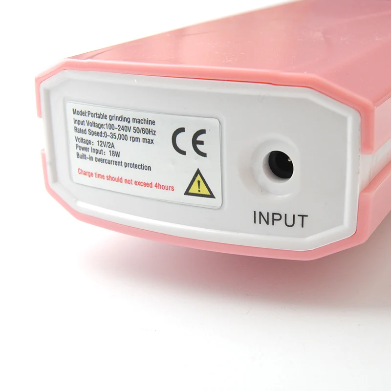 35000 об / мин аккумуляторная дрель для ногтей 3000 мАч портативный маникюр педикюр