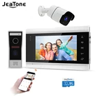 JeaTone Tuya смартфон 7 ''монитор видеодомофон домашняя система безопасности с 720P Камера уличная система