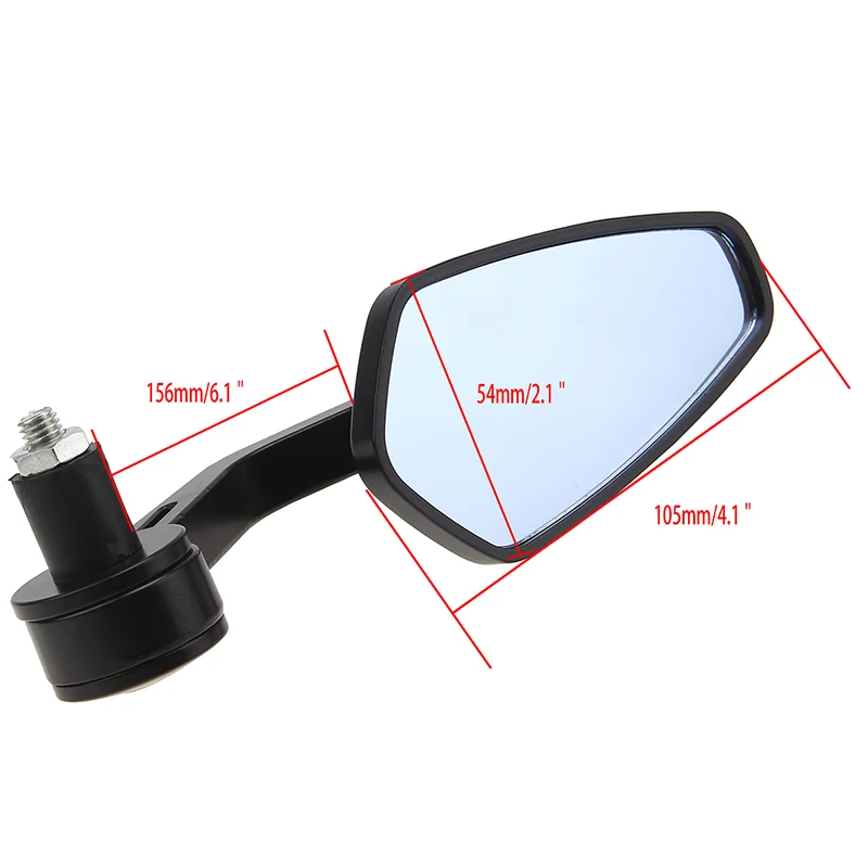 Мотоциклетные зеркала POSSBAY 7/8 дюйма боковое зеркало заднего вида для Honda Yamaha Suzuki