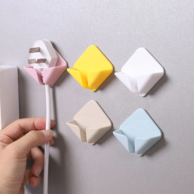 2 шт. провод с разъемом крючком настенный водонепроницаемый самоклеящиеся крючки