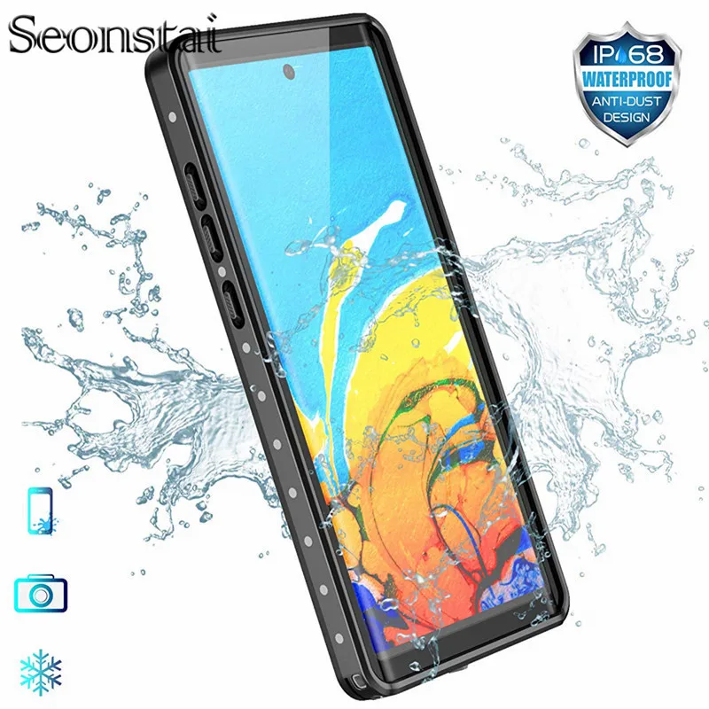 Водонепроницаемый Чехол IP68 для Samsung Note 10 plus 8 9 плавания водонепроницаемый чехол