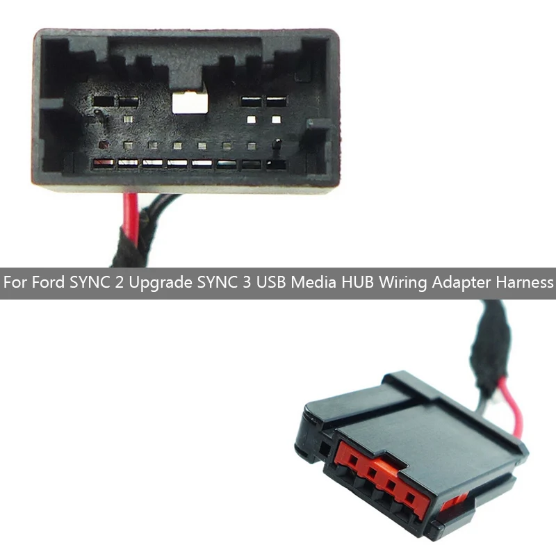 Gen 2a адаптер для проводки Ford SYNC 2 Upgrade 3 USB Media HUB жгут проводов|Кабели адаптеры и