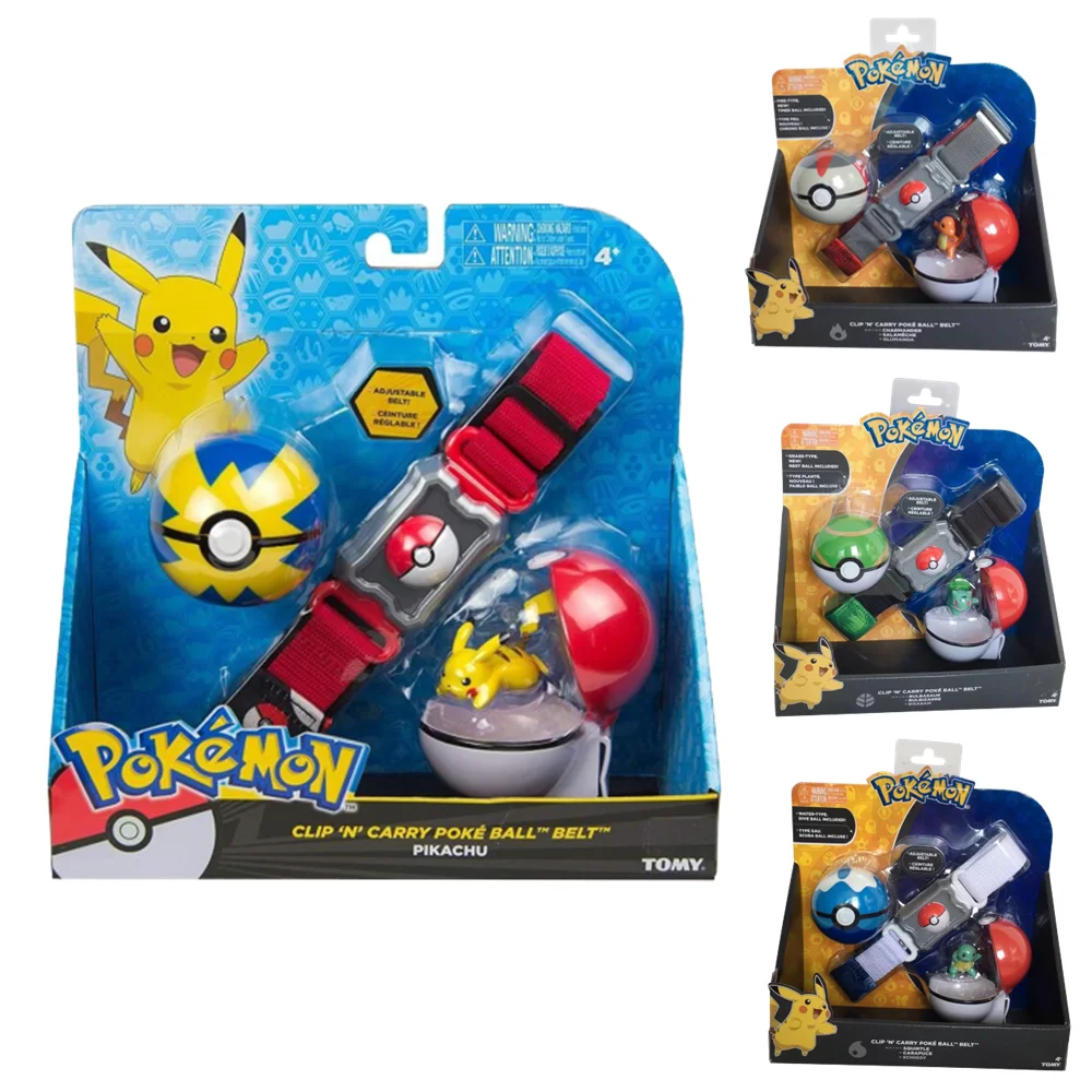 Кружка с покемонами ремень Tomy Фигурки игрушки набор Пикачу Squirtle Charmander Бульбазавр