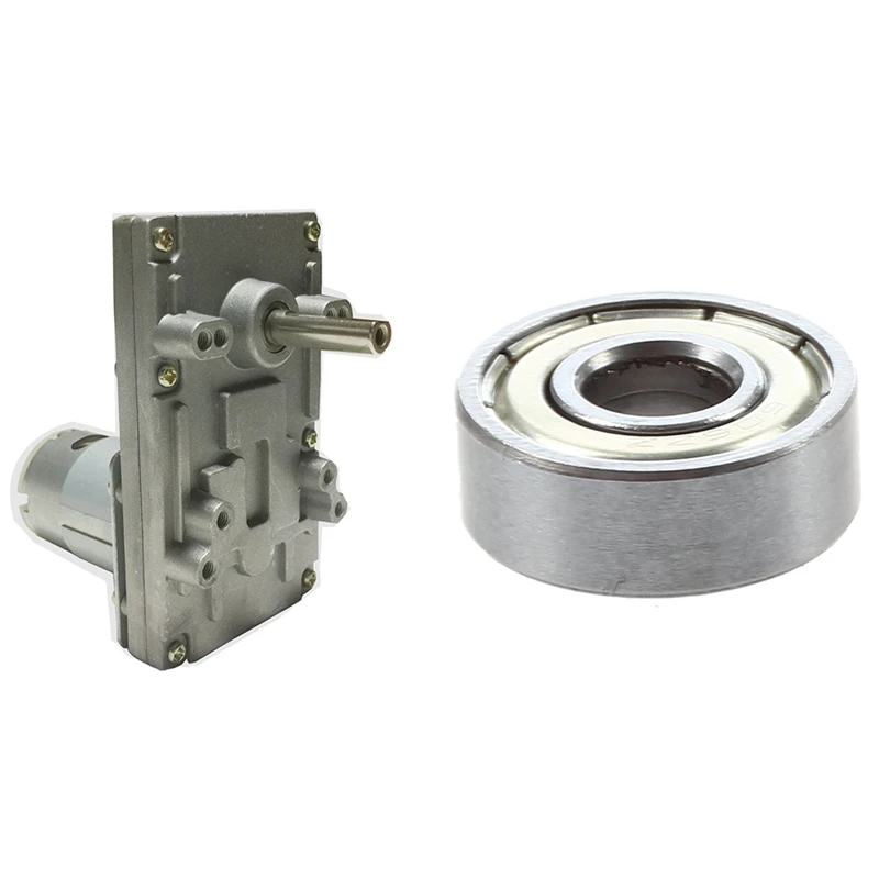 

10 Pcs Single Row Shielded Deep Groove Ball Bearing 606ZZ with DC Gear Motor Generator 24V DC Motor Stepper Motor