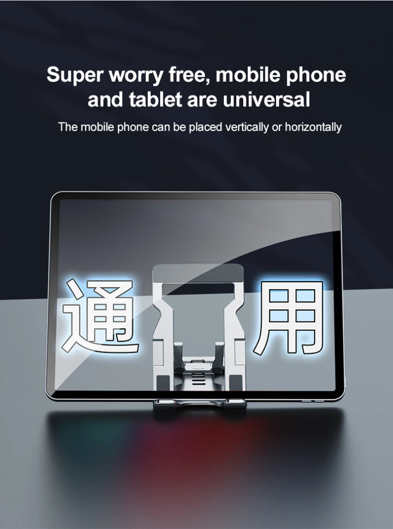 

Foldable phone desk holder Magnetic phone holder is suitable for iPhone 11 12 12 Pro Xiaomi Huawei Samsung metal phone holder