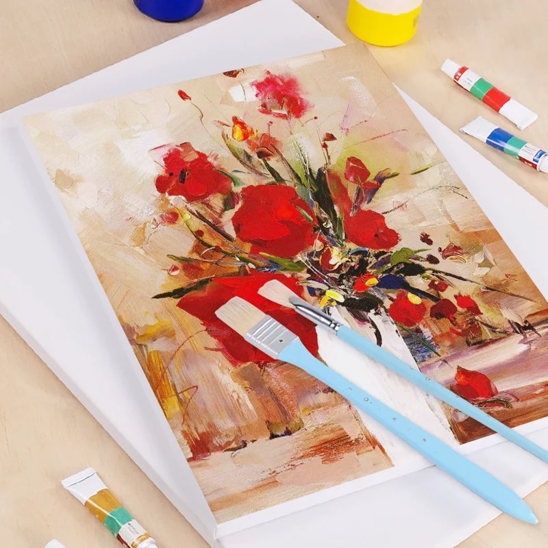 Белая пустая квадратная картина для художника холст живописи маслом масляная