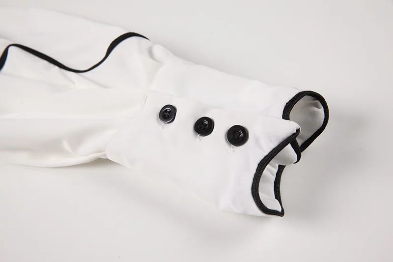 

IEQJ Women Printed Embroidery Long-sleeved Design Black White Shirt Top Blouse New Lapel Loose Fashion Tide Spring Autumn 2021