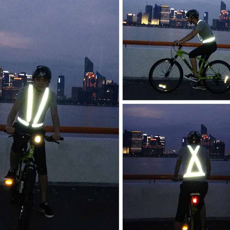 

Dropshipping Bike Safe Reflective Safety Vest for Construction Traffic Visibility Security Jacket Reflective Strips Wear Uniform