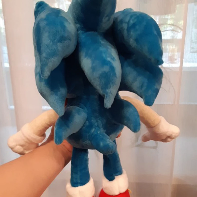 40 см Милая синяя Ежик Соник кавайная Аниме Фигурка плюшевые игрушки для детей