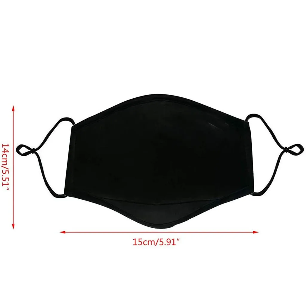 Маска для лица многоразовая моющаяся с активированным углем 1 шт. | Тематическая