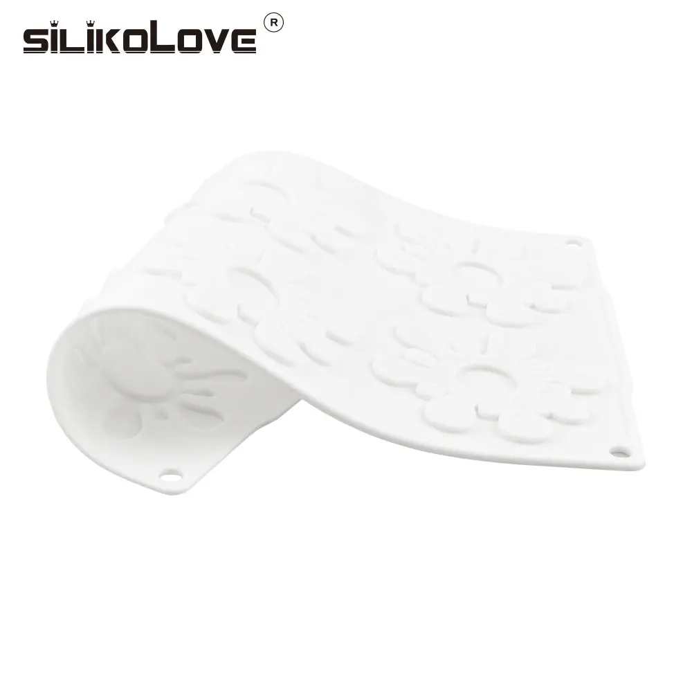 SILIKOLOVE 6 силиконовые полости форма для шоколада жаропрочная 3D инструменты для украшения торта желе для выпечки