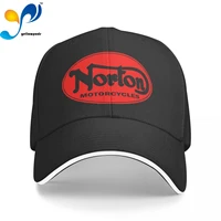 norton mens new baseball cap motorcycle logo fashion sun hats caps for men and women