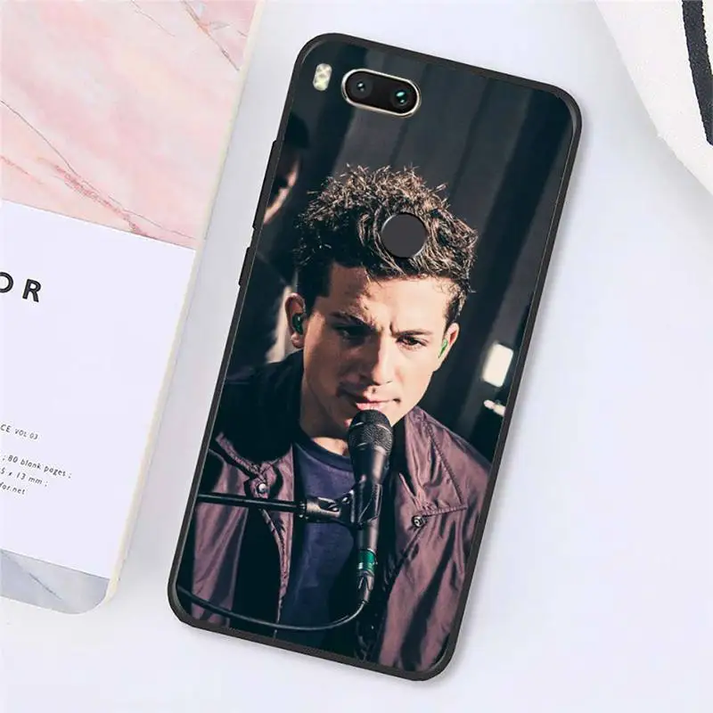 

Charlie Puth American male pop singer Phone Case For Xiaomi Redmi note 7 8 9 t k30 max3 9 s 10 pro lite funda coque