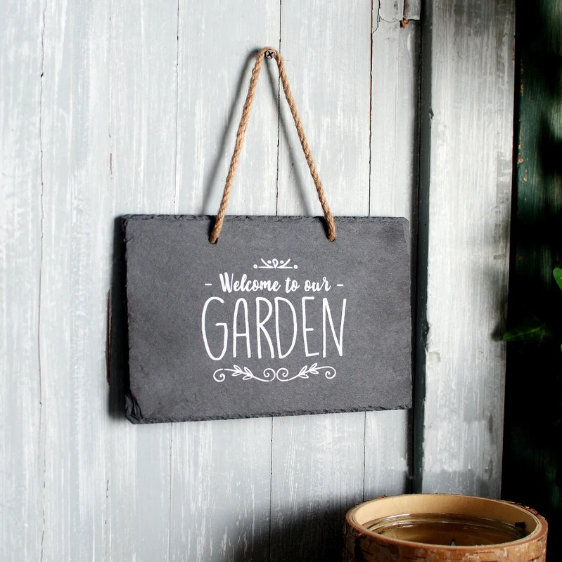 

Nature Stone Small Decorative Garden Word Plaques