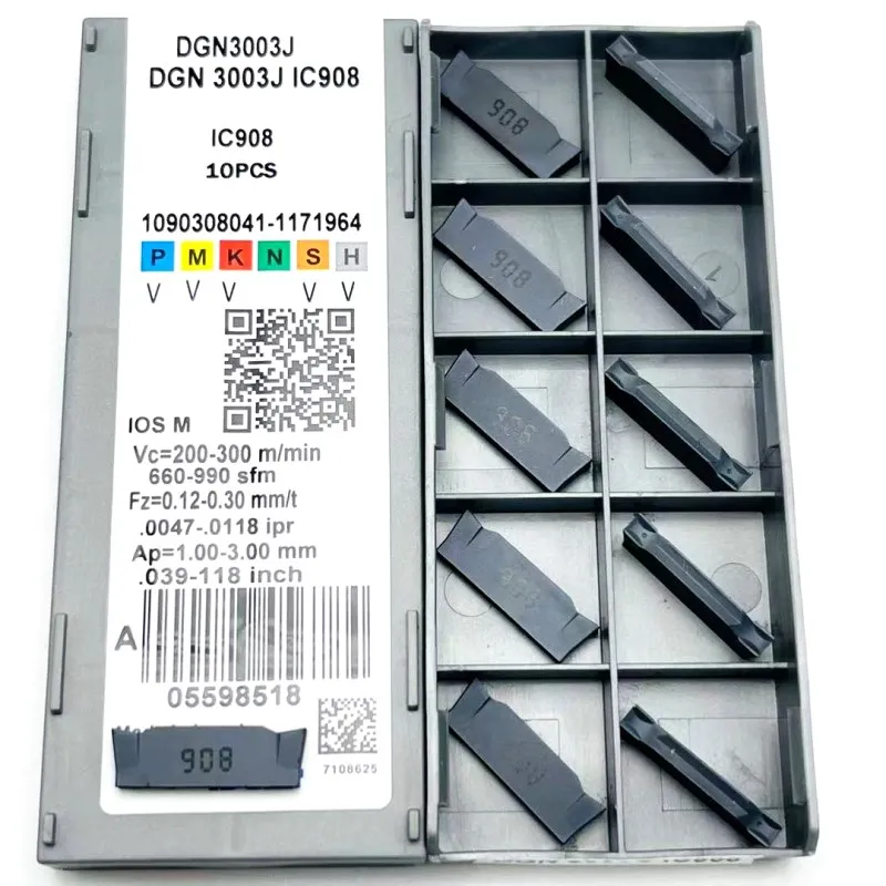 Токарный резец DGN2002C 2002J DGN3003C 3003J IC908 канавочный инструмент из карбида ЧПУ для
