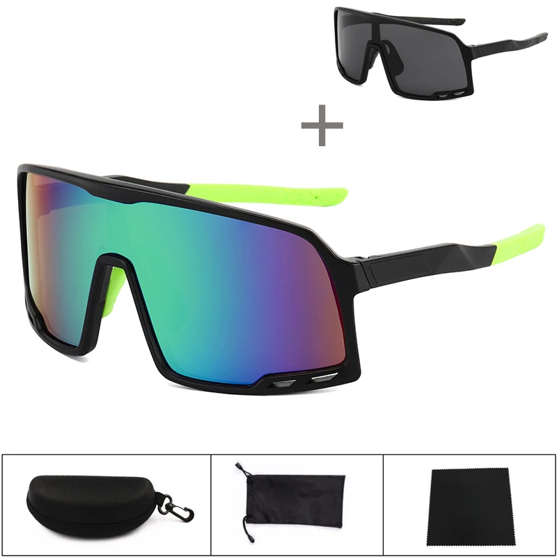Bicycle Polarizing Goggles Riding Cycling Sun Glasses Sports Eyewear Sunglass Lenses Mtb Protective Eyeglasses Colored Glasses