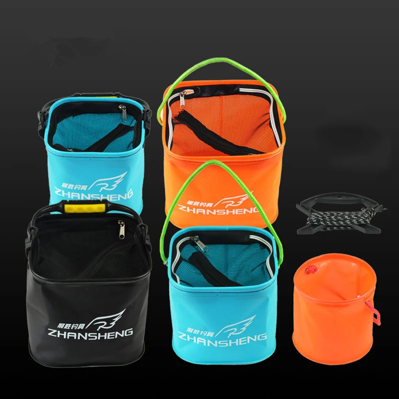 3 цвета портативный складной EVA рыболовное ведро для воды Живая рыба Вода StorageTool