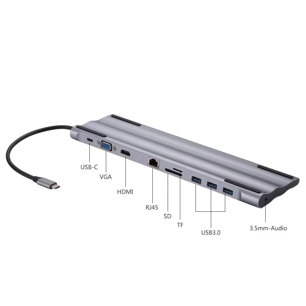 Док станция для ноутбука 10 в 1 USB C|Док-станции ноутбуков| |
