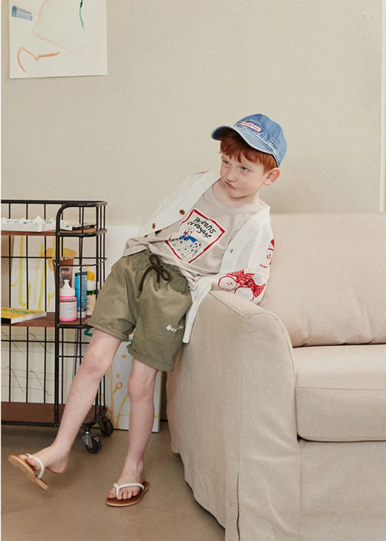 

EnkeliBB LDD Korea Kids Boys Girls Casual Style Shorts Fashion Design Kids Summer Bottoms Stylish Brand Clothes
