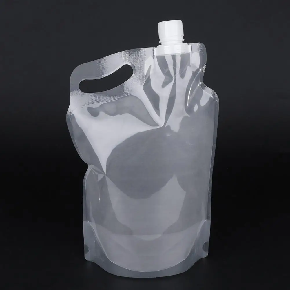 

Portable 2L Foldable Drinking Water Bag Drinking Water Bag Water Storage Bag for Outdoor Camping Hiking Riding