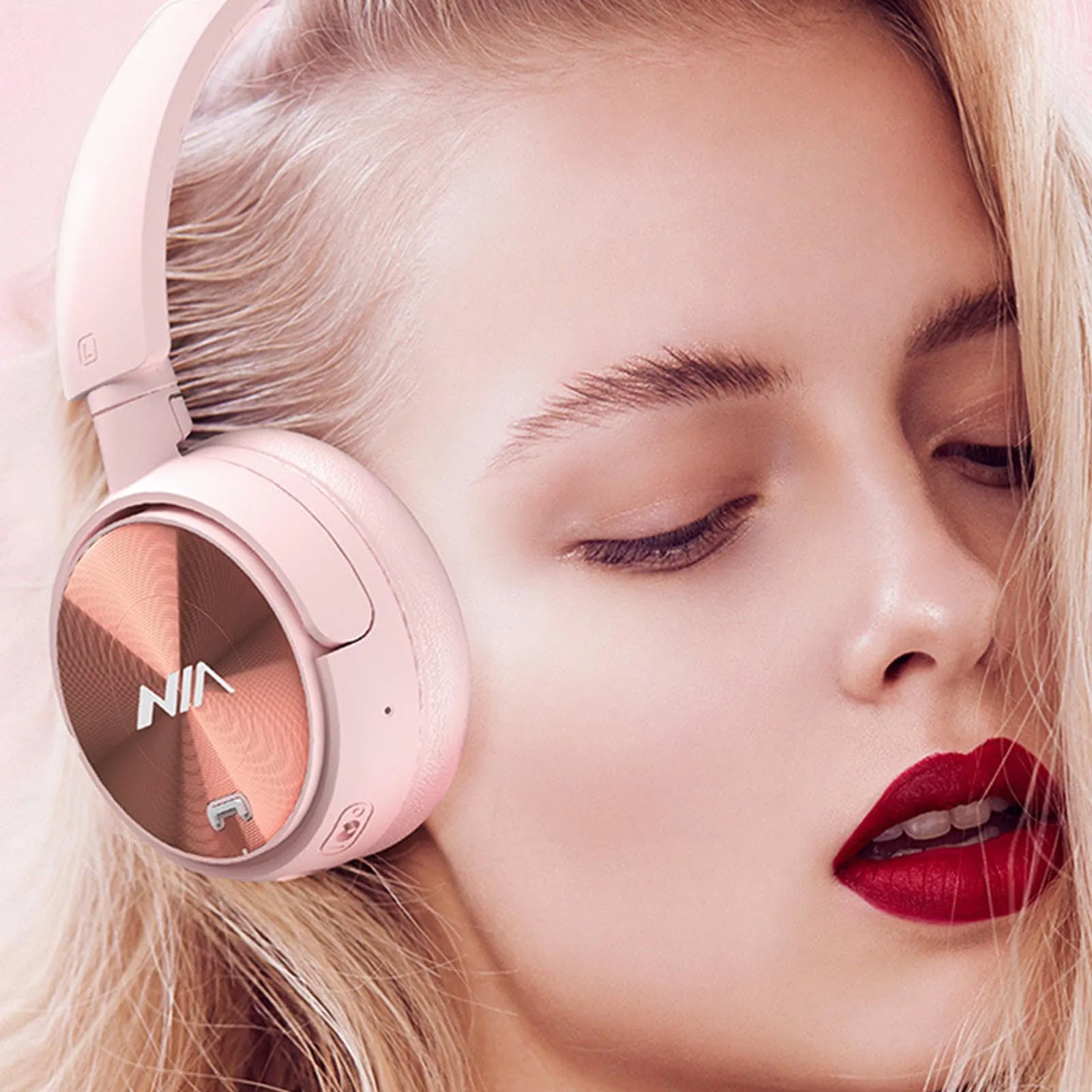 Складные наушники-вкладыши NIA Q2 беспроводные наушники Bluetooth 4 2 музыкальные
