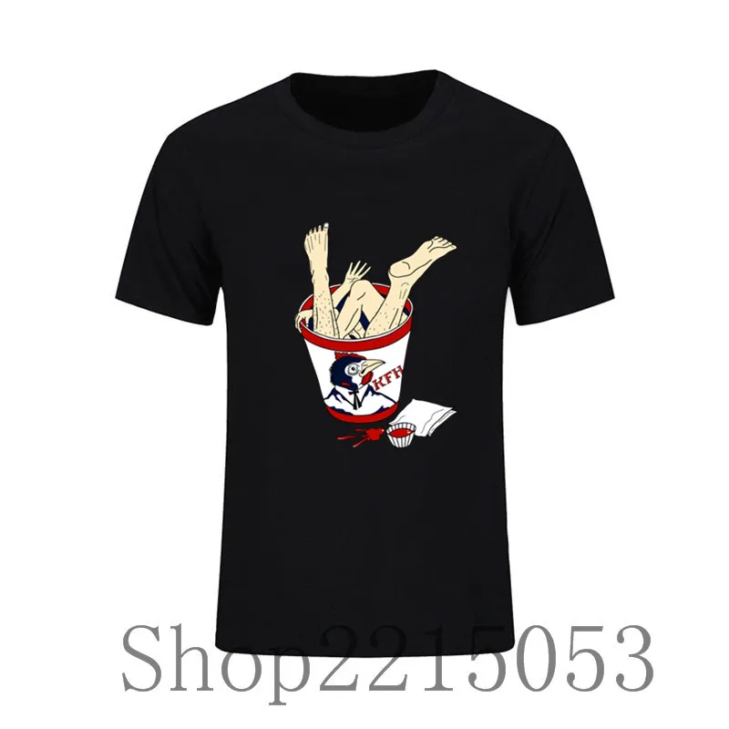 Мужские модные футболки с коротким рукавом жареные человеческие ноги