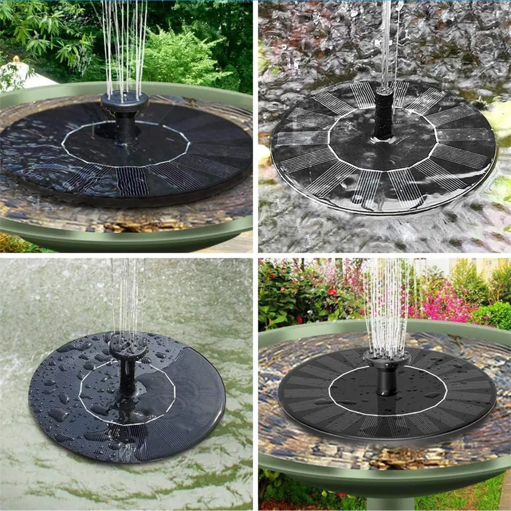 

7V Solar Fountain Watering kit Power Solar Pump Pool Pond Submersible Waterfall Floating Solar Panel Water Fountain For Garden