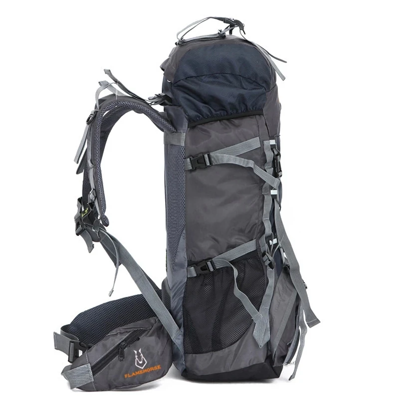 60L Nylon/Oxford Waterproof Dry Bag Outdoor High Quality Travel Backpack Men Women Camping Mountaineering Hiking Backpacks | Спорт и