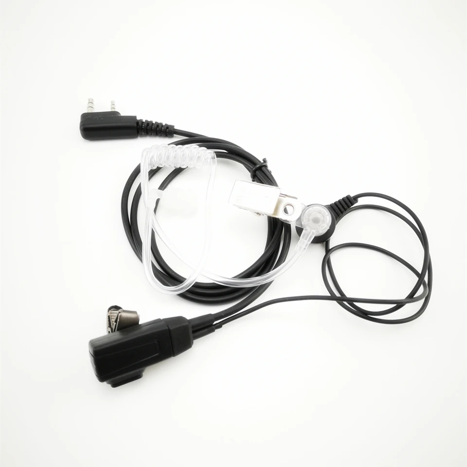 5pcs Walkie Talkie Headset Mic PTT Earpiece Headphone For Baofeng UV-5R UV-82 BF-888S GT-3 F8+ Kenwood Zastone Retevis DMR Radio