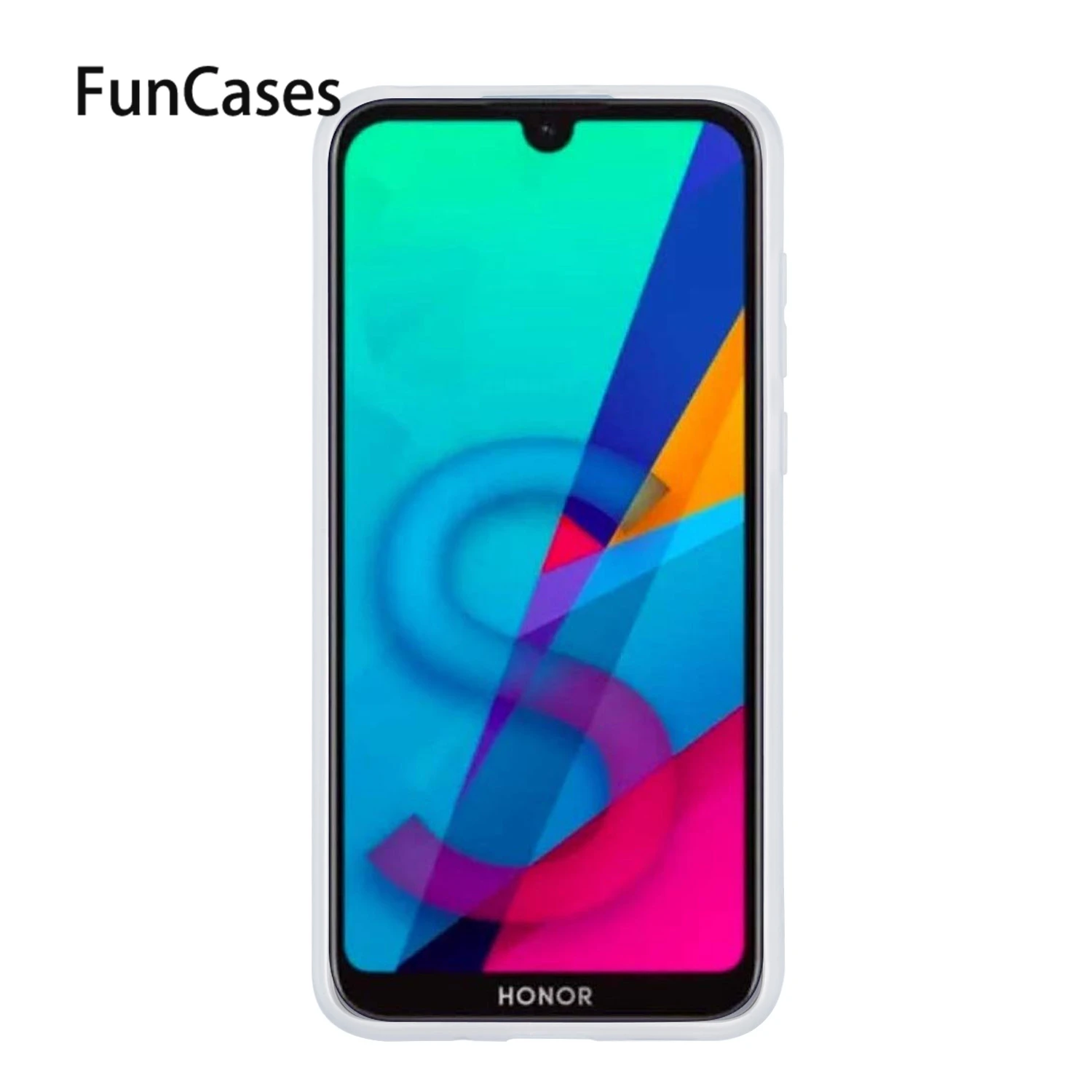 Полупрозрачный мягкий ТПУ защитный чехол для huawei Honor 8S Чехол Кошелек с животными