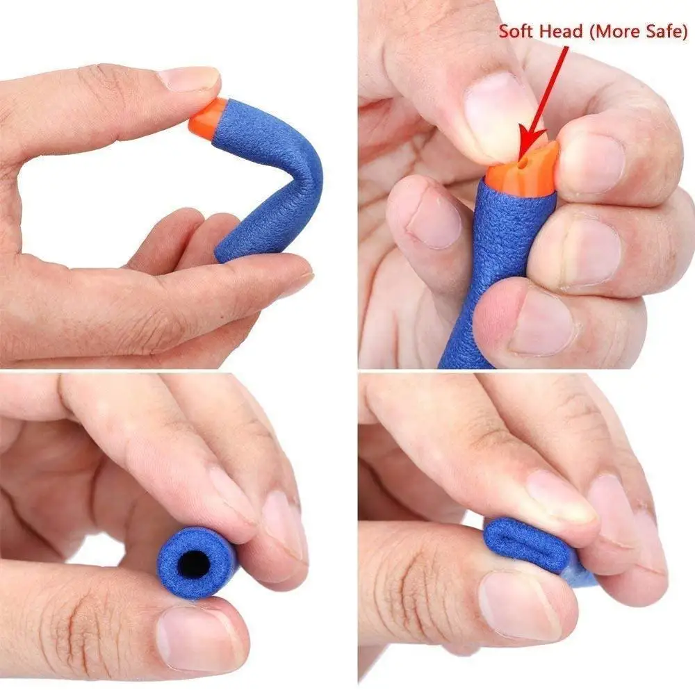 Пули Nerf красные для снайперской винтовки дополнительные патроны из пенопласта