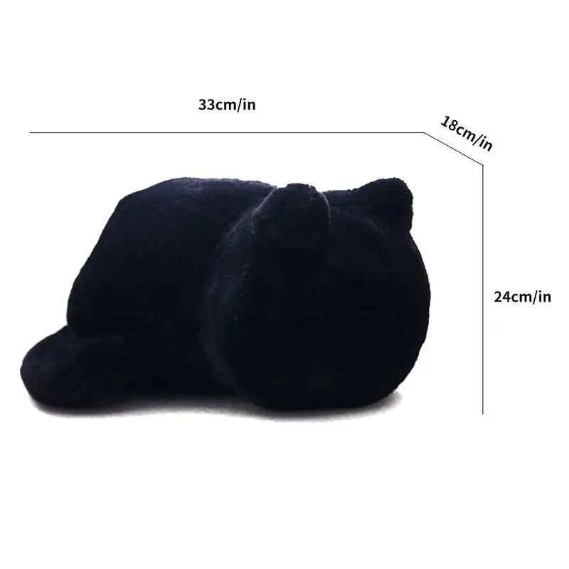 

White Black Grey Cat plush cushions pillow Back Shadow Cat Filled animal pillow toys Kids Gift Home Decor For Living Room