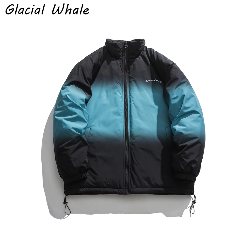 

Пуховик GlacialWhale для мужчин Зимняя куртка 2021 г. Пальто с завязками Ветрозащитный Крупногабаритная уличная одежда в стиле хип-хоп Черные непро...