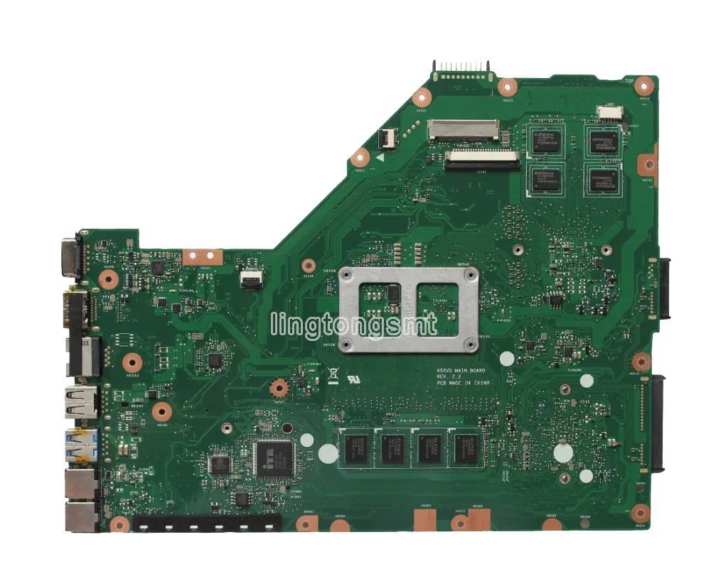 SAMXINNO X55VD GeForce GT610M 2 Гб ОЗУ, материнская плата REV 2,2 для ASUS X55V X55VD X55VDR A55V, материнская плата для ноутбука